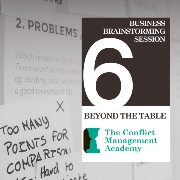 Business Brainstorming Session 6 (November)